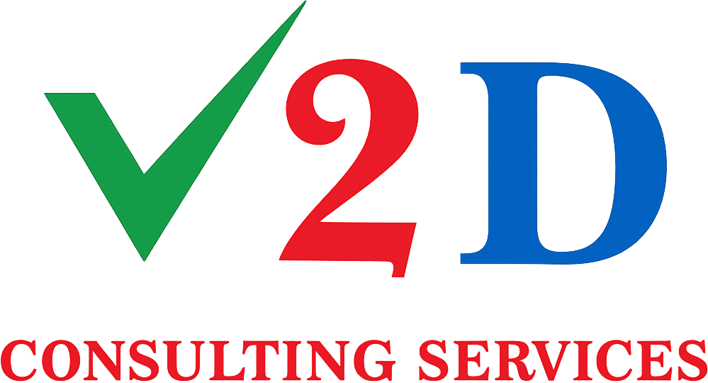 V2D Consulting Services Logo
